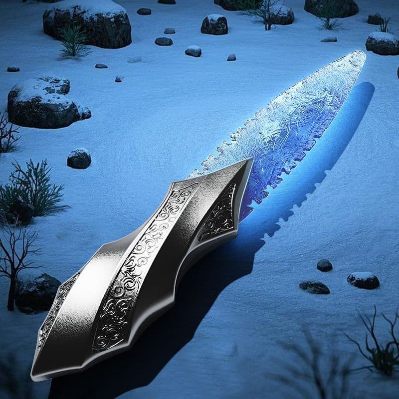 New Lost Ruins glowing knife, a cool and portable child-safe plastic knife toy.