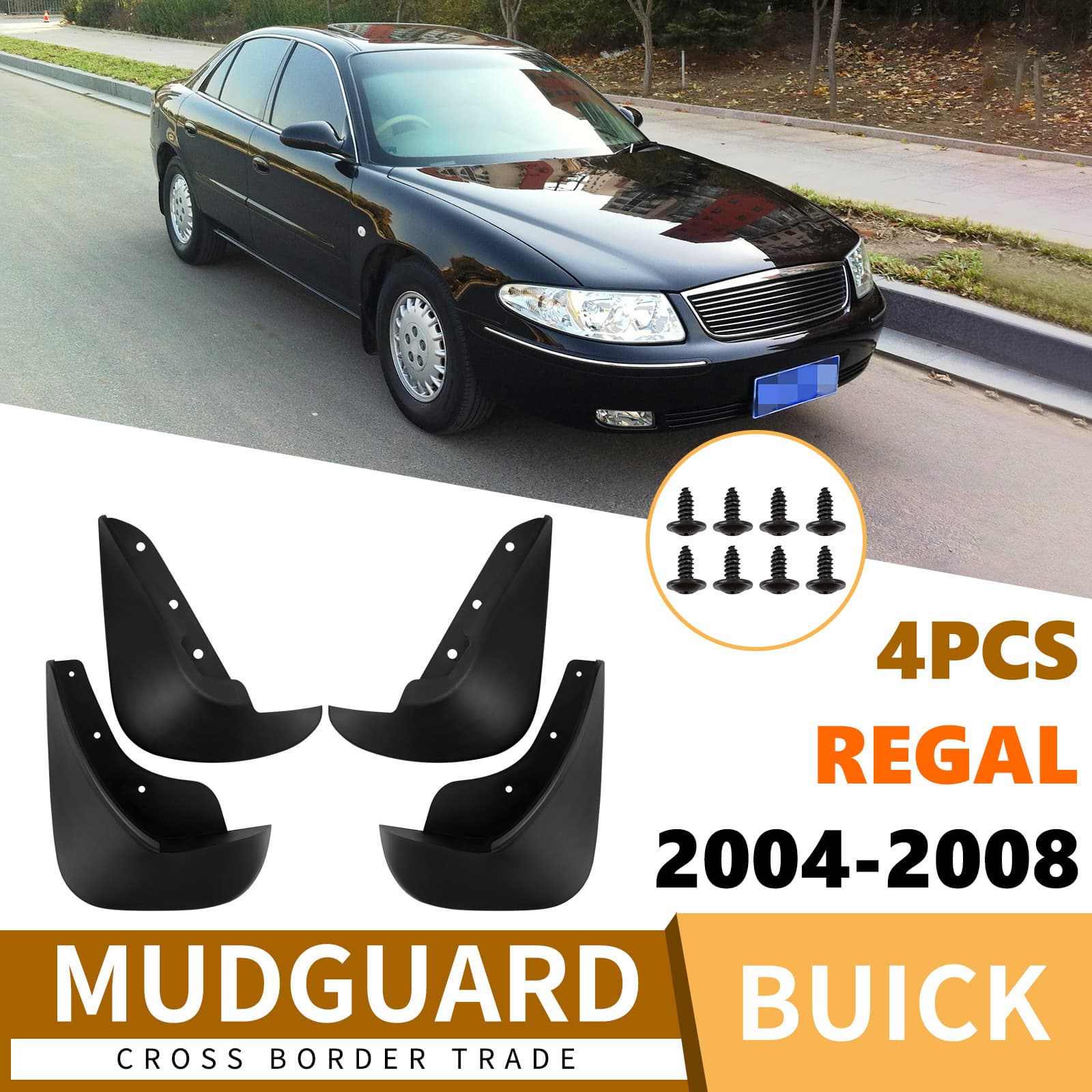 Fits Buick Regal 2004-2008 Car Tire Mud Flaps Auto Accessories Modification Parts