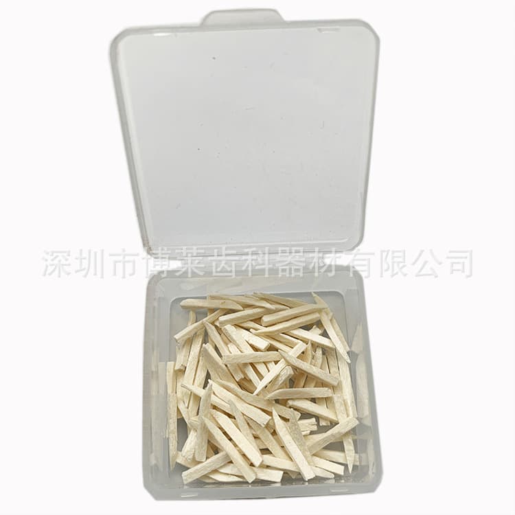 Dental Wooden Wedges Interdental Wedges Wooden Tooth Wedges Colored Wood Wedges 100-Pack