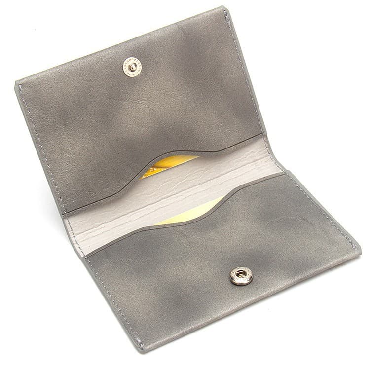 New thickened leather business card holder with 3 card slots, lightweight portable bank card holder, card holder, credit card holder for advertising