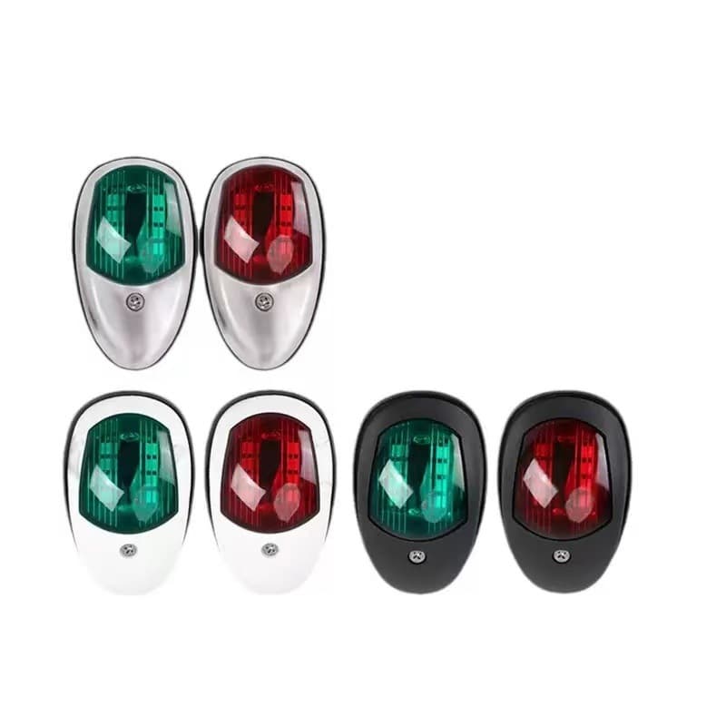 Marine 12V 24V Universal LED Navigation Light Yacht Port and Starboard Lights Sea Warning Light Bow Signal Light