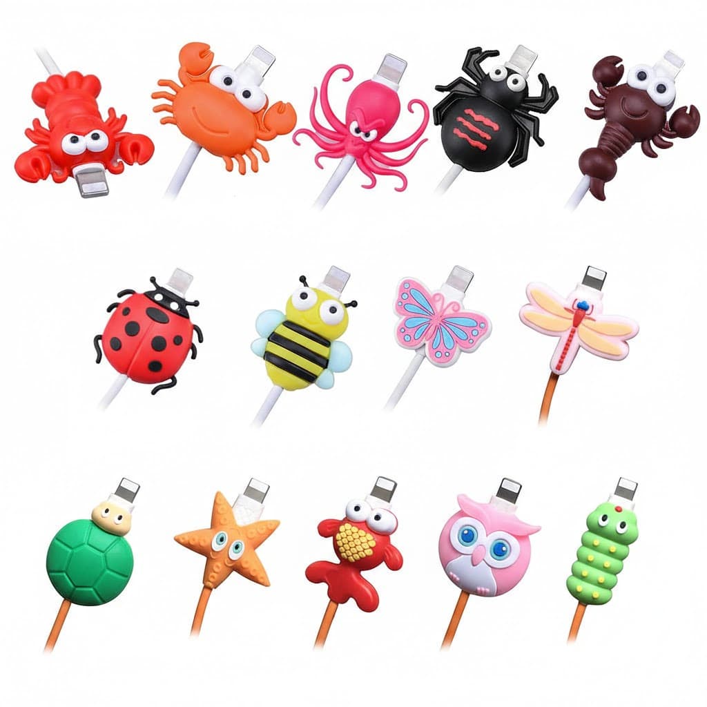 Suitable for Charging Cable Protectors, Cable Bite Protectors, Charging Cable Protectors, Apple and Android Data Cable Protectors