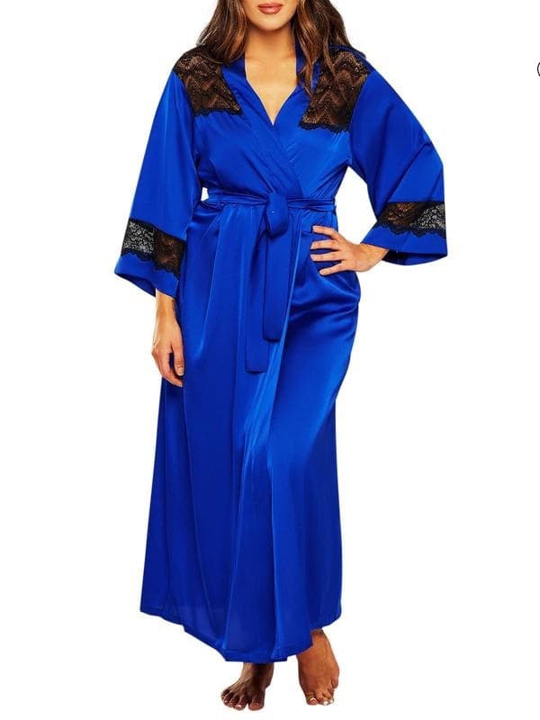 O 37682 Silk Satin Lingerie Robe