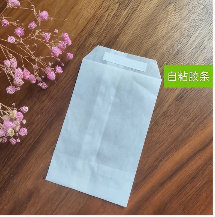 Glassine Translucent Self-Adhesive Strip Paper Bags 40g Daily Packaging Bags Wax Paper Sample Printing Logo In Stock Bulk Discount