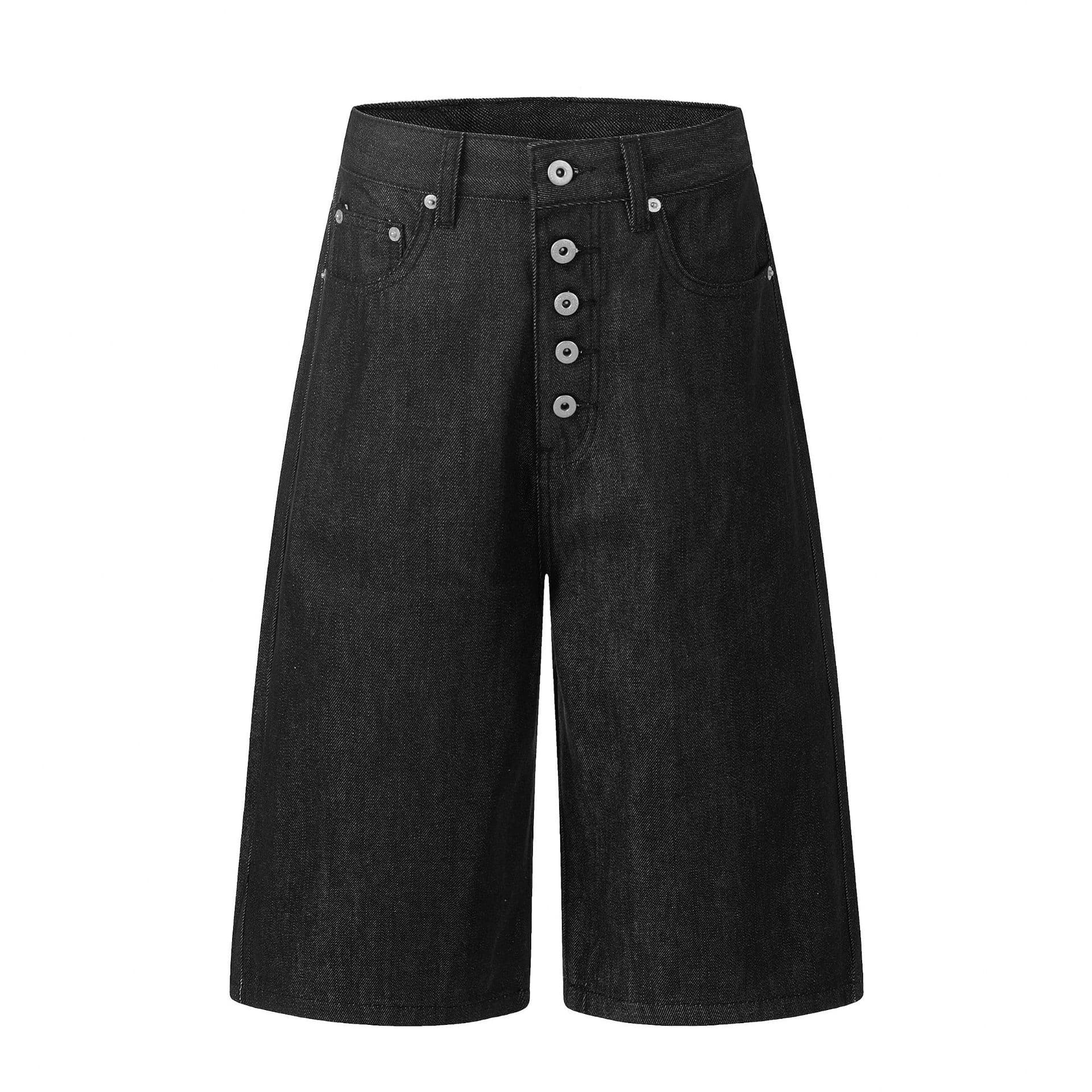 2026 New NO FAITH Loose Raw Denim Selvedge Straight-Leg Jeans Baggy Fit