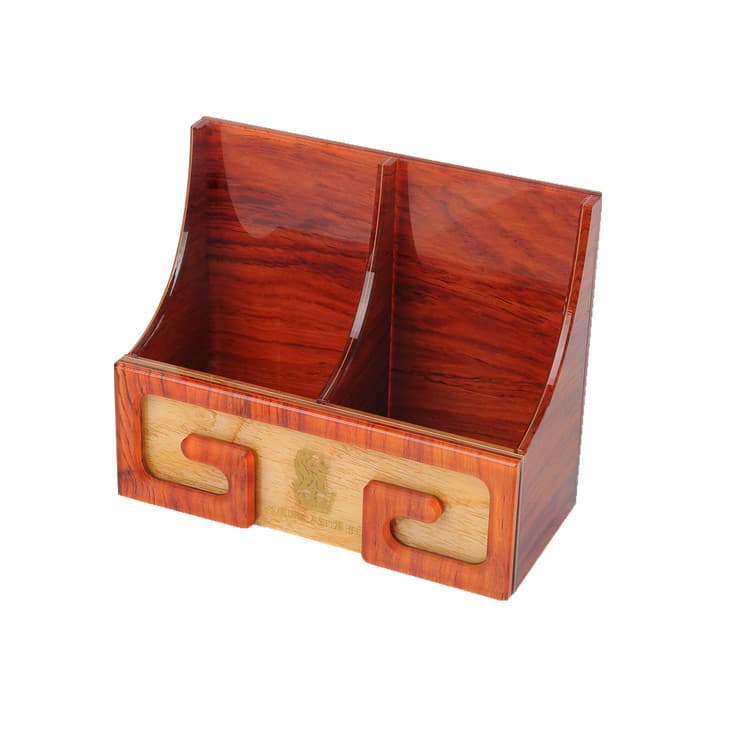 Inn acrylic material hotel remote control box, storage box, display cup holder, toothbrush and toiletries dental kit organizer