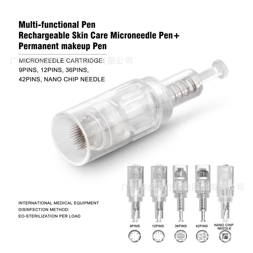 PMU Eyebrow Tattoo Electric Micro Needle Tip MTS Microcrystalline Head Nano Micro Needle Factory Supplier