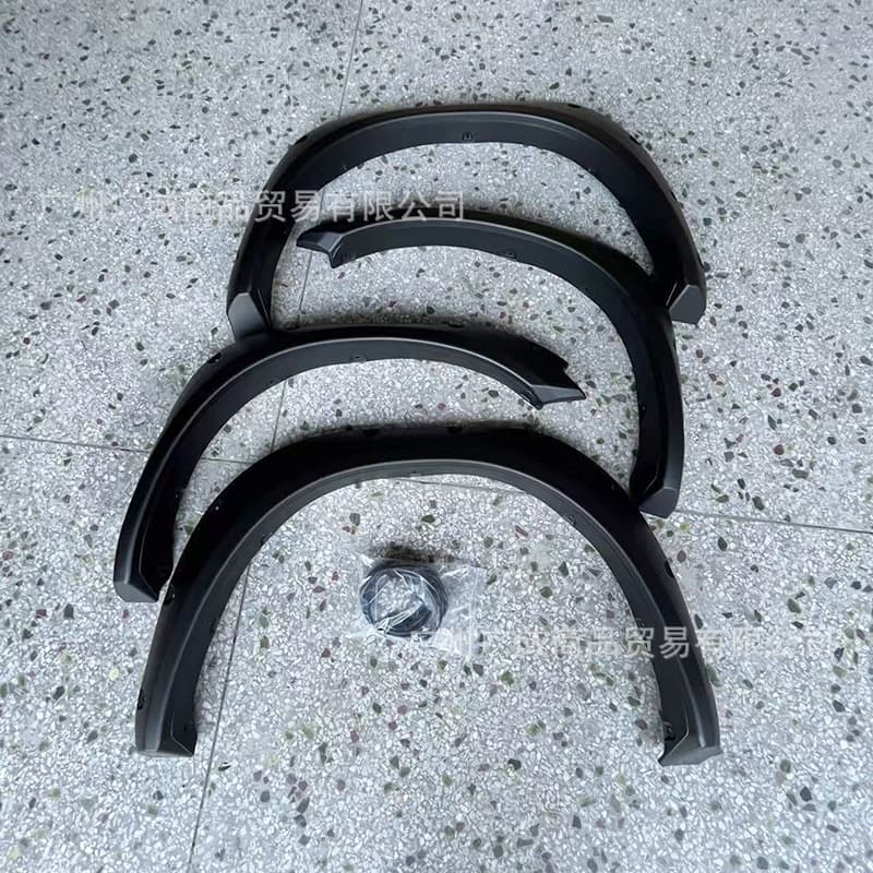 Compatible with 09-18 Dodge Ram RAM1500 2500 Wide Fender Flares with Rivets Wheel Arch Trim