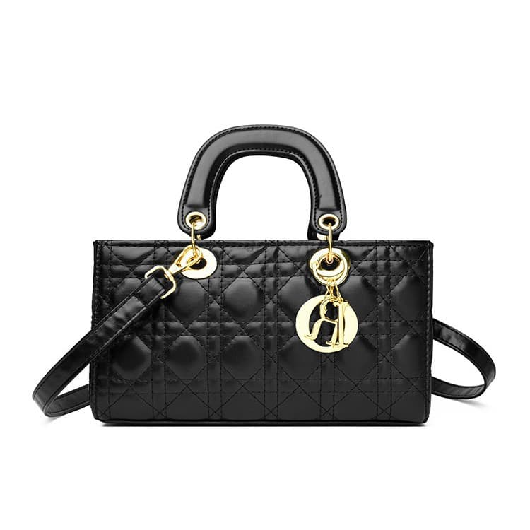 Patent Leather Horizontal Princess Diana Bag Women's 2025 New Fashion Single Shoulder Crossbody Chain Bag High-end Handbag Trendy