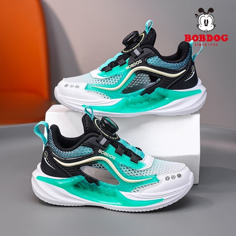 Babudou Boys Sports Shoes Summer Single Mesh Hollow Breathable Shoes 2026 New Boys Children Mesh Shoes