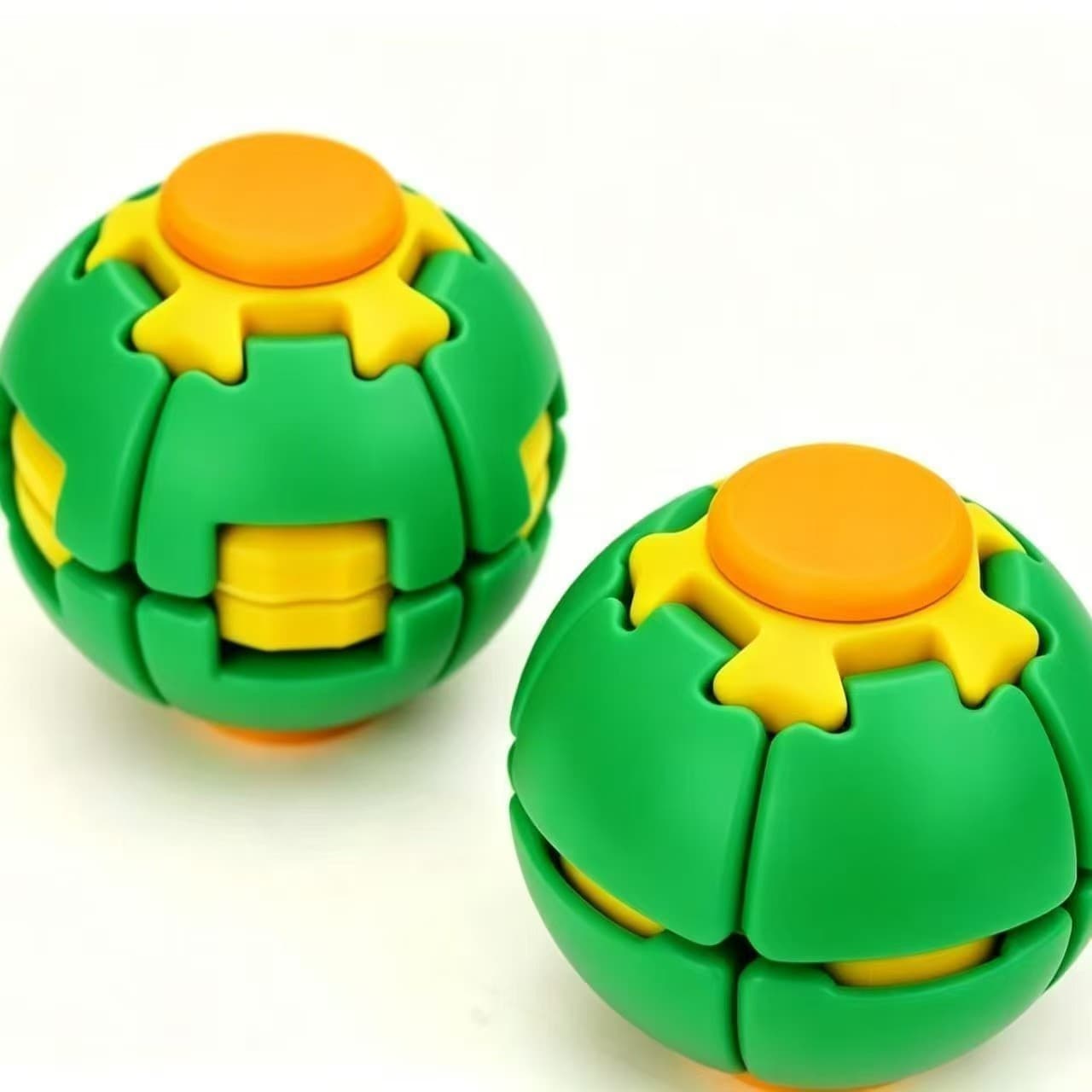 Cross-border Press Rotate Stress Relief Ball 3D Printed Fingertip Spinner Fun Decompression Gyro Toy