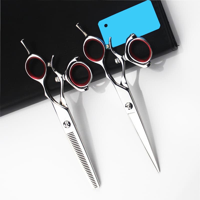 Hair Clipper Swivel Handle Hairdressing Scissors Hair Cutting Scissors Flat Shear Thinning Shear Texturizing Shear 720° Rotating Export Wholesale
