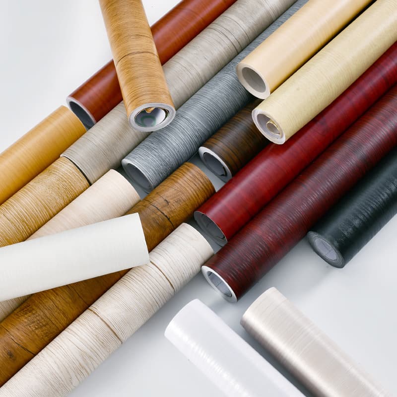 Cross-border Wood Grain Sticker Self-Adhesive Wallpaper Waterproof Moisture-Proof Wrapper Furniture Renovation Color Change Original Wood Film Wallpaper