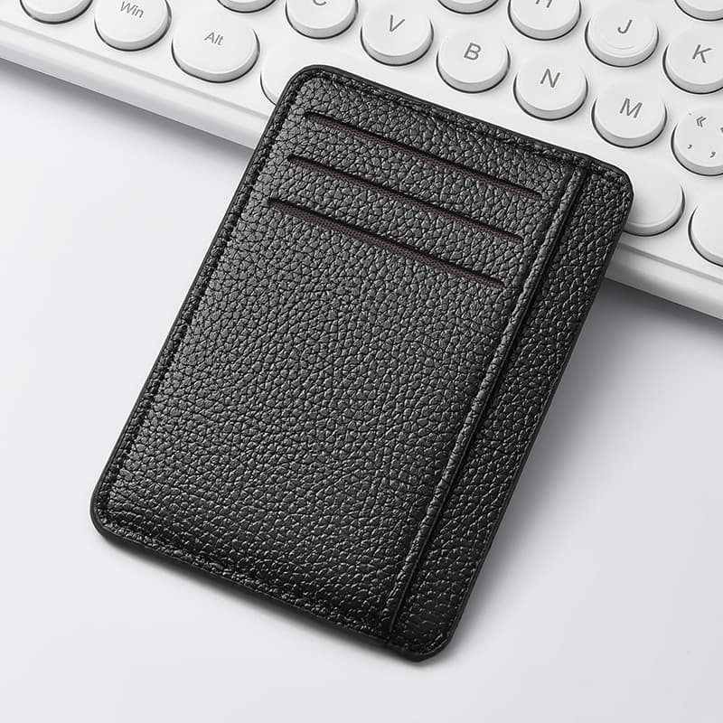 PU Card Holder Wholesale Ultra-Thin Card Case Women Small Exquisite Large Capacity Multi-Slot Student Card Holder Women Short Wallet