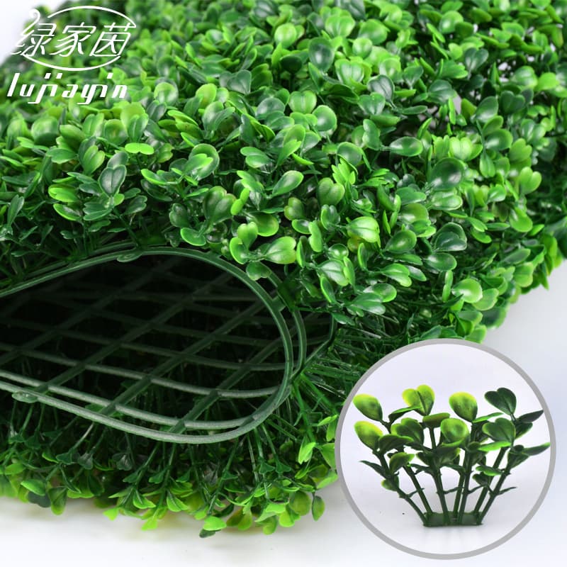 Wholesale Artificial Eucalyptus Plant Wall Decoration Plastic Simulated Lawn Background Plant Wall