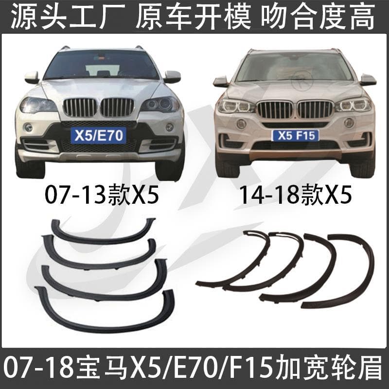 For 07-18 BMW X5 E70 F15 Modified Wide Wheel Arch Wide Body Wheel Arch X5 Wheel Arch Front Rear Wheel