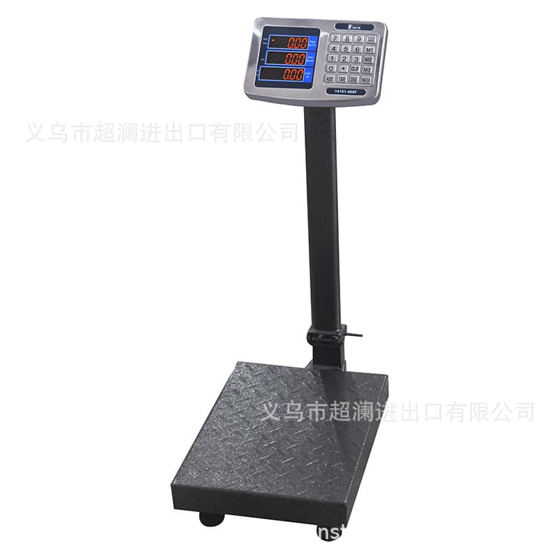 Commercial Electronic Scale 150kg Platform Scale Electronic Scale for Export Watermelon Scale Banana Scale Steel Button Flat Scale