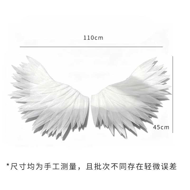 Angel Wings Bouquet White and Red Roses Flower Packaging Materials Florist Floral Decoration DIY Supplies