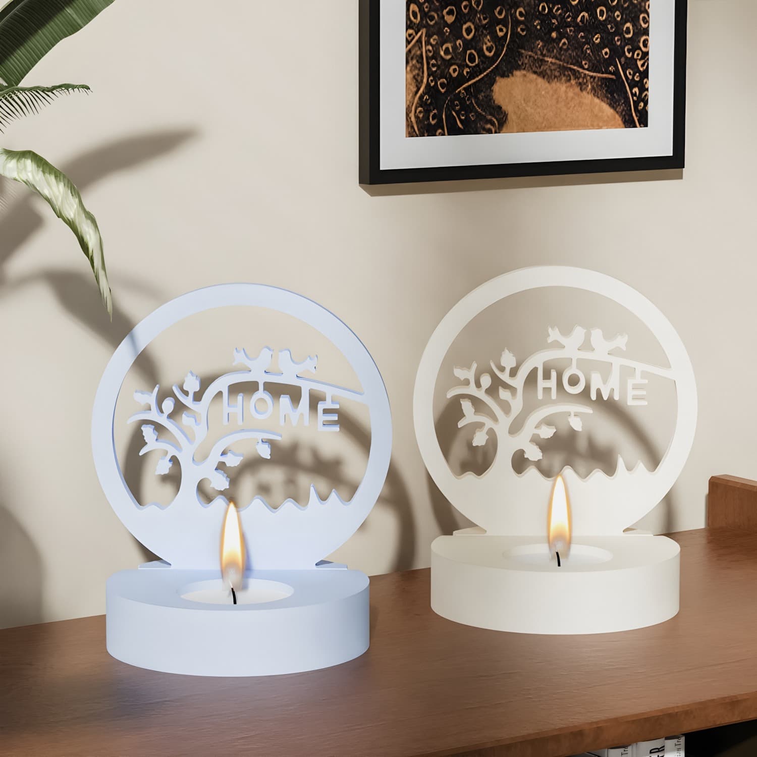 Deyi Life DIY Epoxy Resin Mold HOME Branch Aromatherapy Candle Holder Art Candle Holder Ornament Silicone Mold
