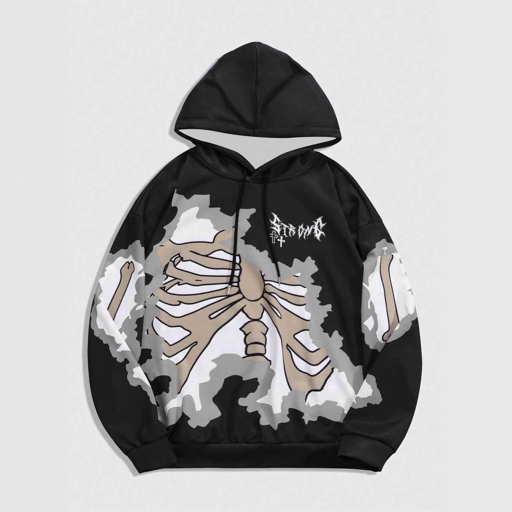 European and American Cross-Border Export 3D Digital Print Hoodie Sweatshirt AliExpress Amazon Hoodie 2026
