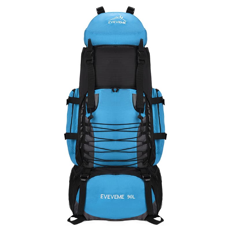 Cross-Border New Outdoor Hiking Backpack 90L, Large Capacity Travel Backpack, Water-Resistant Luggage Bag, Tent Trekking