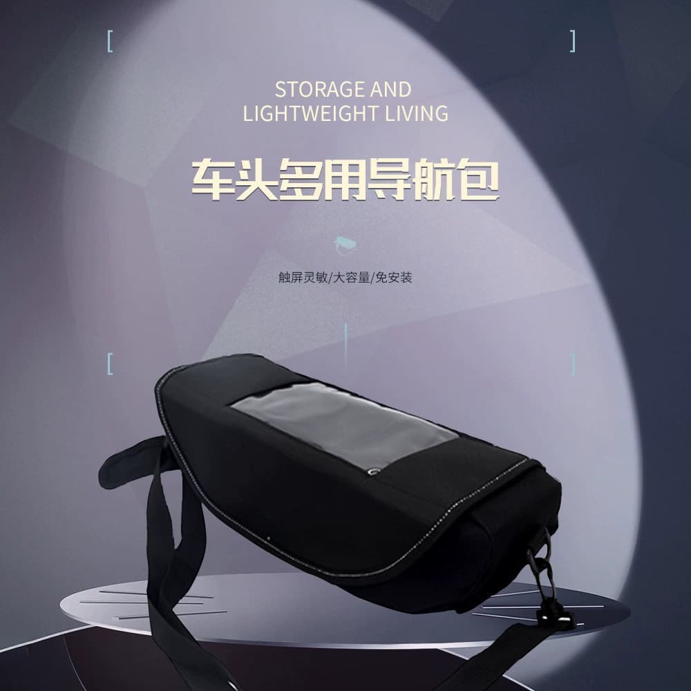 Motorcycle Compatible Yamaha BMW Triumph Modified Front Bag Storage Bag Front Mounted Storage Bag