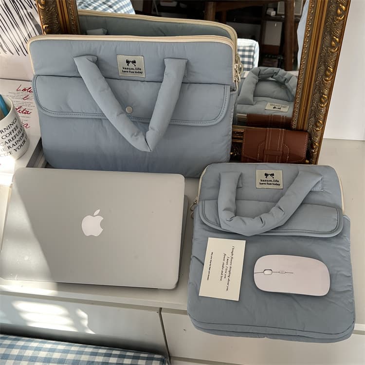 Miniature stylish and lightweight women's handbag with shockproof and breathable design, perfect for 10/13-inch tablets and laptops.