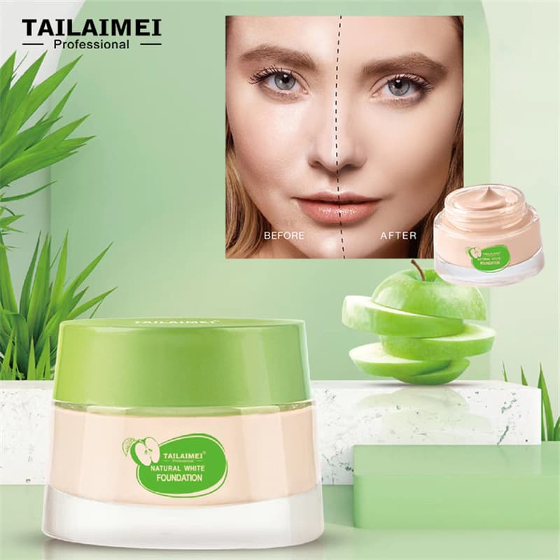 Taleme TLM Foundation Brand Genuine Goods Wholesale Covering Leisure Beauty Moisturizing Natural Apple Foundation