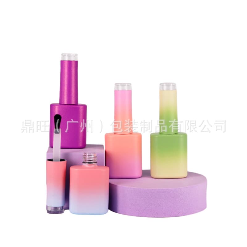 12ml Nail Gel Bottle, Colored Empty Nail Gel Bottle, Large Capacity Empty Nail Gel Bottle, Printable LOGO