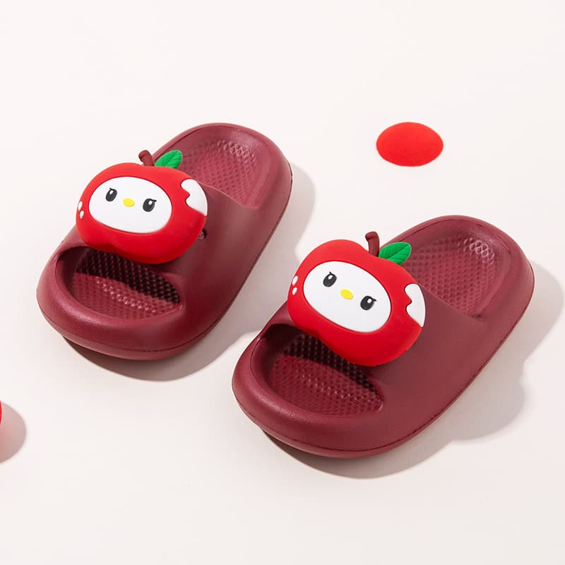 Children's Slippers for Girls and Boys, Summer Indoor Cartoon Home Soft Sole Lightweight Outdoor Sandals for Toddlers