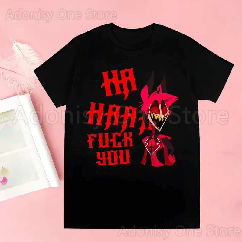 [Cross-border European code] Hazbin Comedy Angel Dust Print T-shirts Summer
