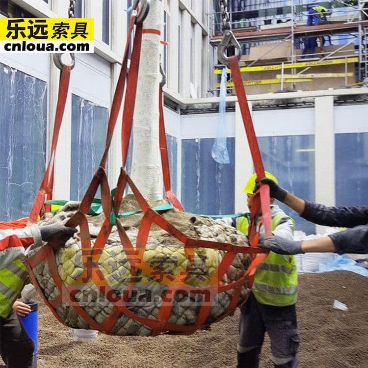 Manufacturer producing various flat belt cargo nets, bulk fertilizer webbing slings, aviation helicopter lifting sling nets