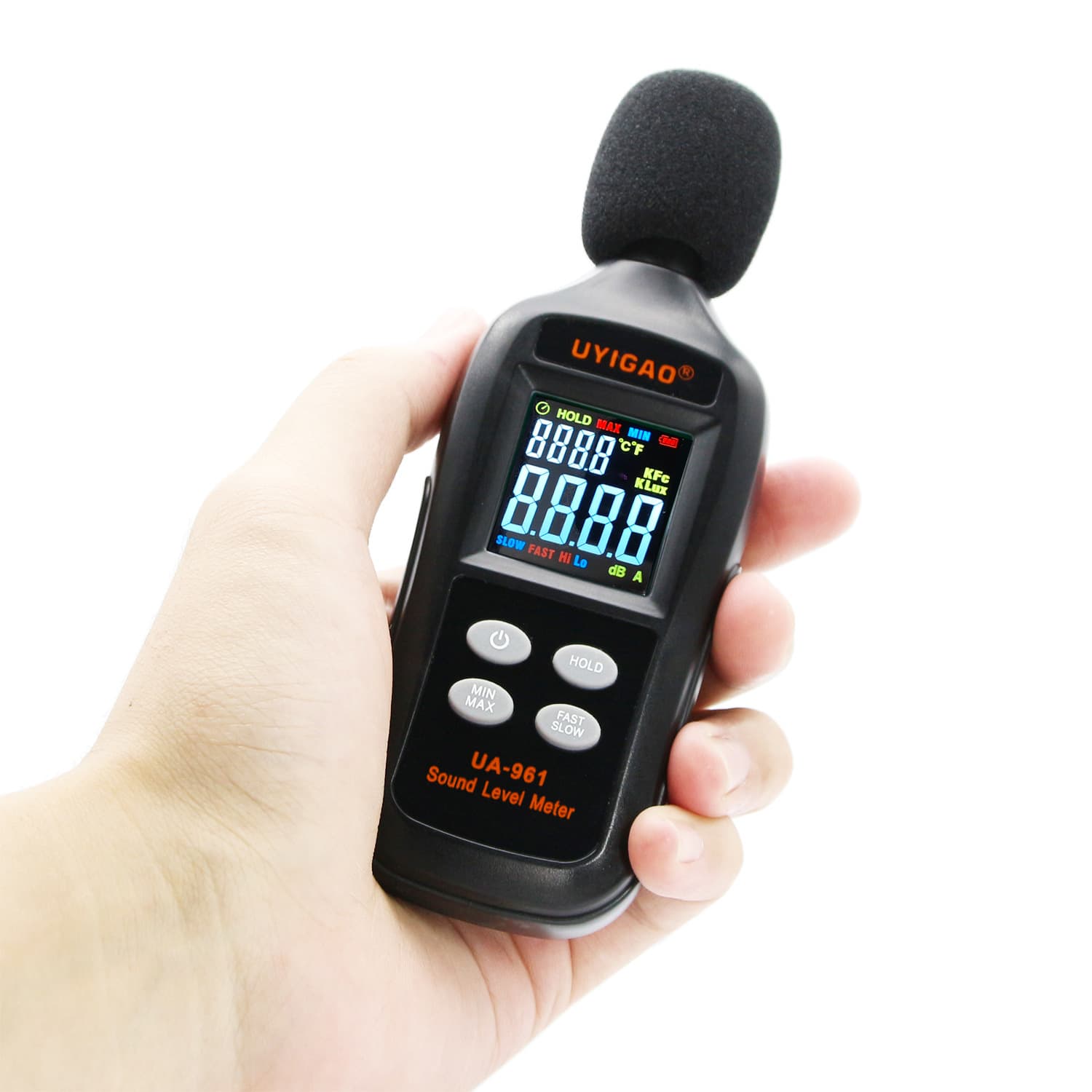 Shenzhen High-Sensitivity Decibel Meter - Portable Noise Detector with Digital Sound Level Meter and Color Screen