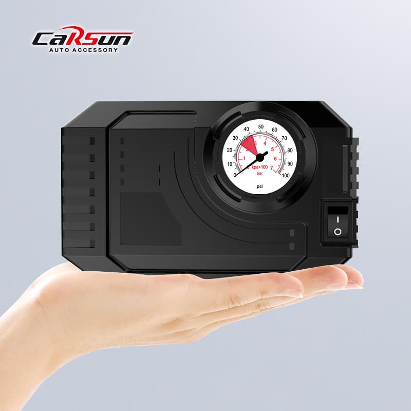 Portable Car Tire Inflator Pump Mini Multi-Function Vehicle Mounted Air Pump For Bicycles Motorcycles Basketball And Football