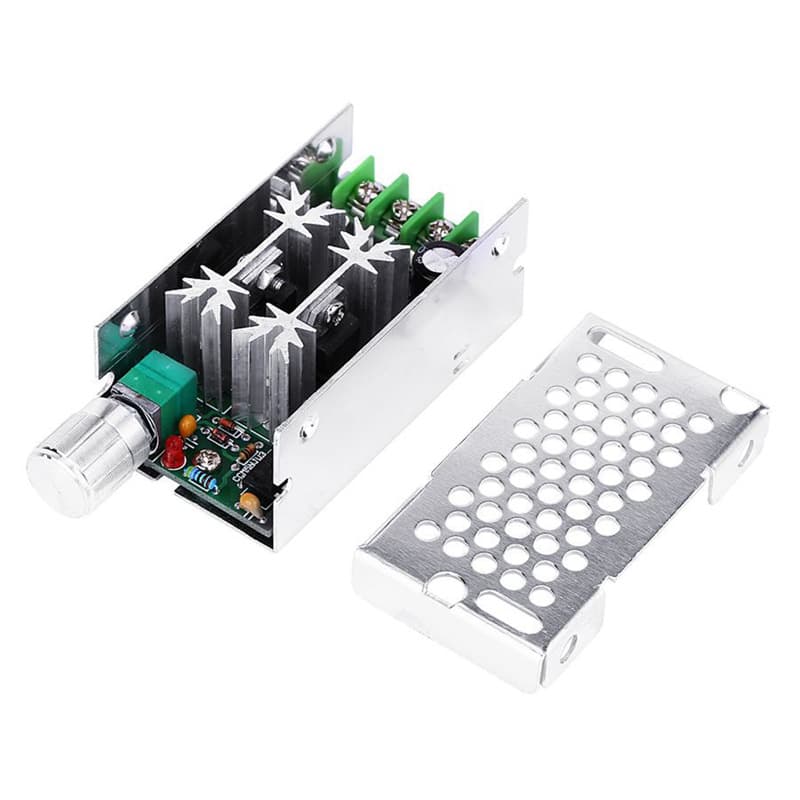 CCM5NJ PWM DC Motor Speed Controller, Stepless Speed Control Switch 12V 24V 36V 60V 10A Reverse Polarity Protection