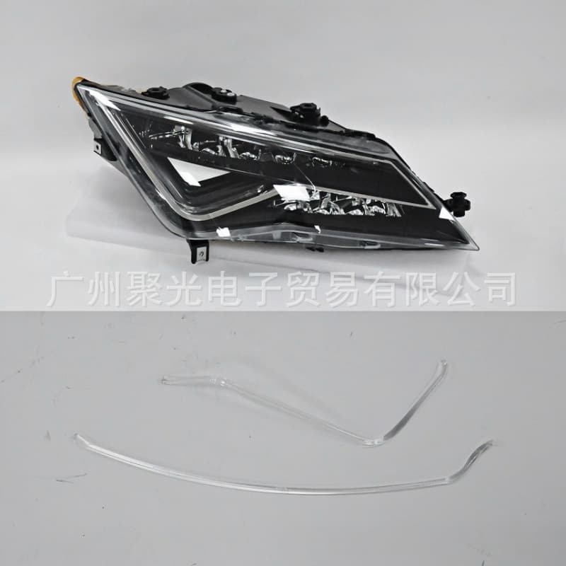 LED Transparent Light Guide Strip for Seat 17-20 Model Daytime Running Lights, Yellow Light Guide Strip