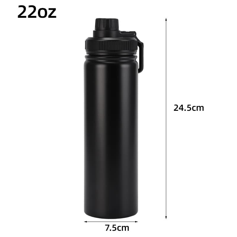 Cross-border In-Stock 304 Stainless Steel Space Bottle Double-Layer Vacuum Insulated Cup Large Capacity Outdoor Sports Water Bottle Wholesale