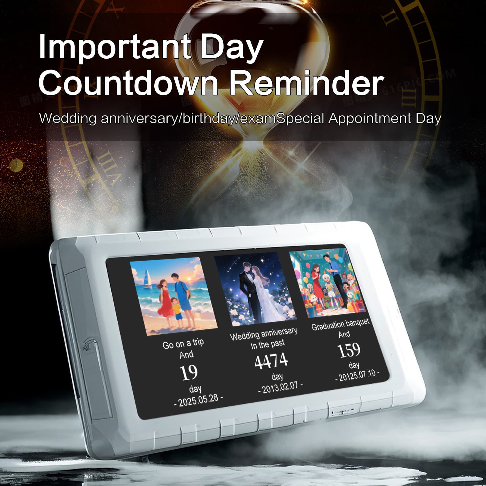 D5 5 Inch Mini Monitor One-Cable Connection LCD Auxiliary Display