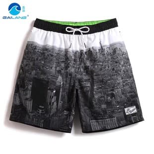Gailang Men's Quick-Dry Loose Beach Shorts for Travel, Vacation, Sports, with Boxer Brief Lining, Summer Shorts
