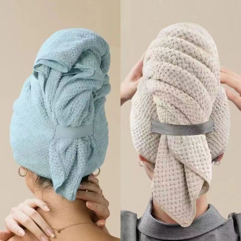 Dry hair cap coral velvet dry hair towel quick-drying thickened hotel children's bathroom towel bath towel