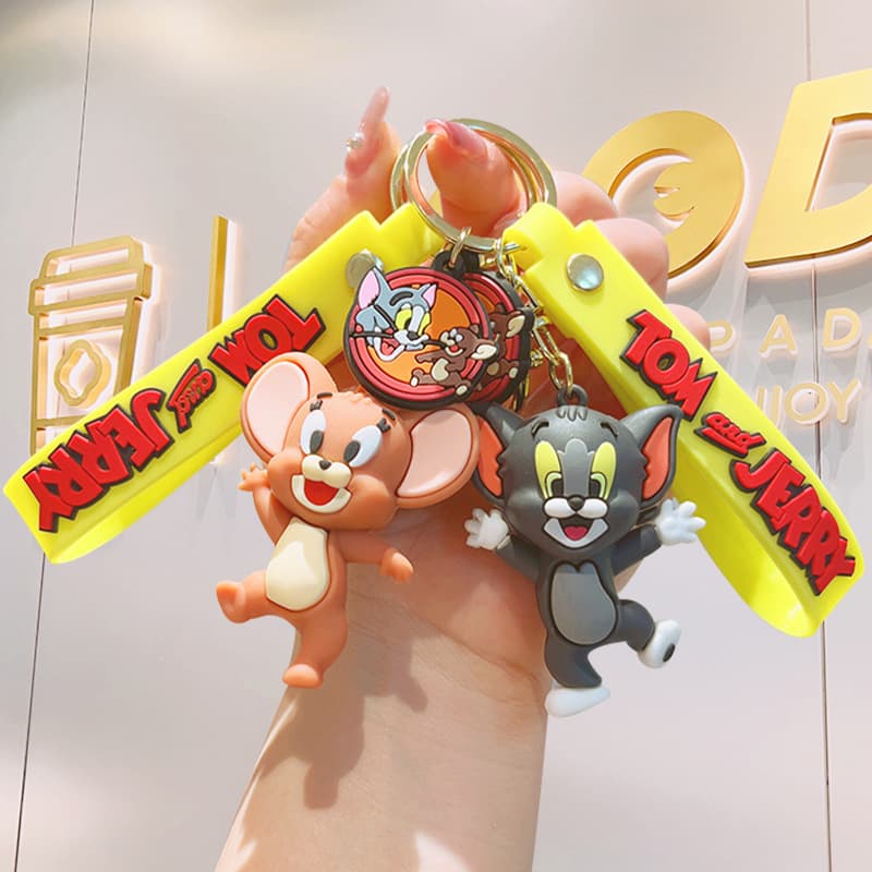 Cartoon Dancing Jerry Key Product Small Pendant Key Chain Doll Wholesale Exquisite Gift Doll