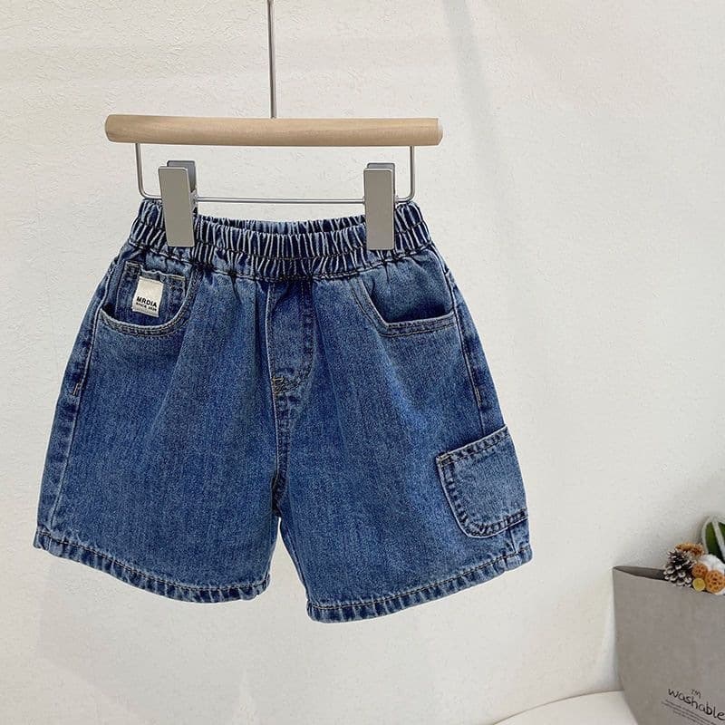 2026 New Style Kids Summer Denim Shorts, Korean Version, Comfortable and Versatile Trendy Shorts for Boys and Girls