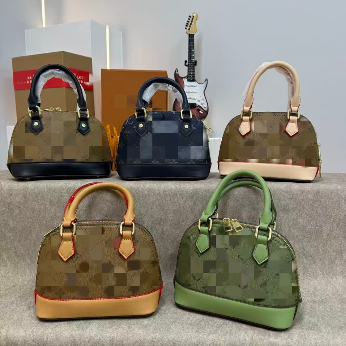 Lvjia classic old lady versatile shoulder bag original replica small shell bag color matching foreign trade wholesale direct sales women's bag