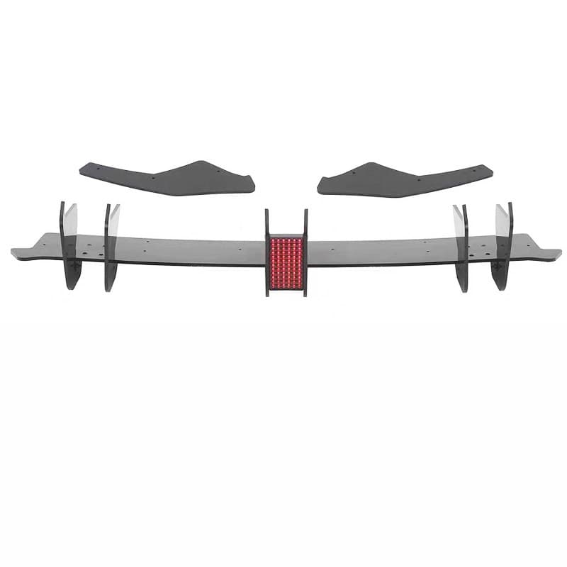 For Golf 8 GTI RLINE PRO MAX with light diffuser rear attachment rear blade rear lip spoiler