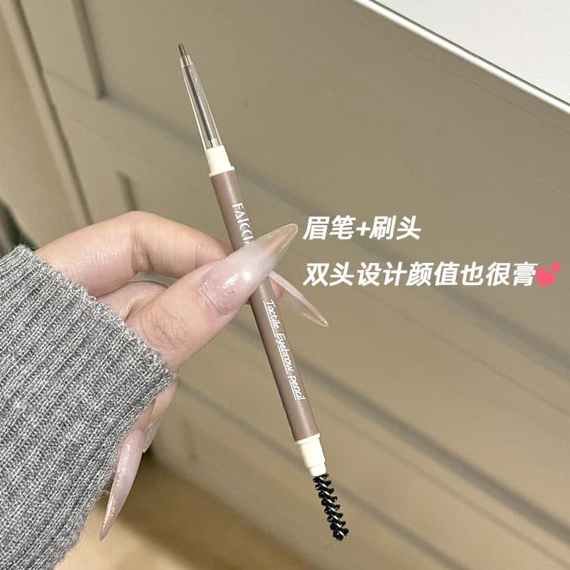 Viral Thai-Style Wild Eyebrow! Ultra-Fine Eyebrow Pencil, Waterproof, Sweat-Proof, Smudge-Proof, Natural, Hair-Like Definition, for Beginners