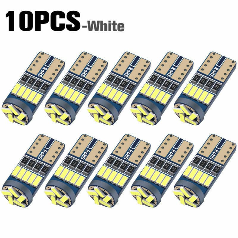 Car Led Decoding Show Wide Lights T10 4014 15smd Interior Roof License Plate Lights Vehicle Reading