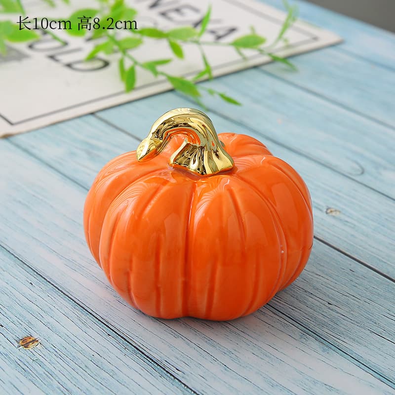 Ceramic Pumpkin Decoration for Bedroom Living Room Wedding Gift Creative Home Craft Ornament Halloween
