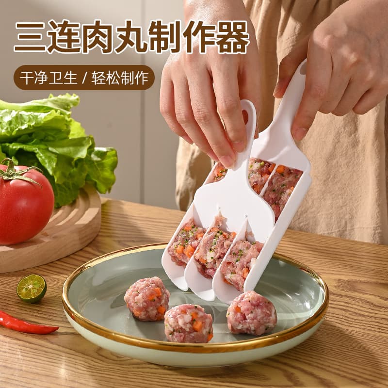 Manufacturer Wholesale New Style Meatball Maker Tool Non-Stick Fried Meatball Shrimp Ball Meatball Maker Household