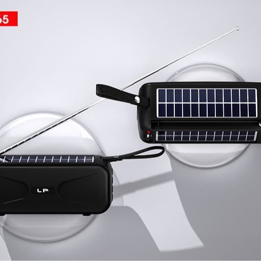 Hongxing Solar Radio Wireless Bluetooth Speaker Portable Outdoor Home Mini Subwoofer Small Sound