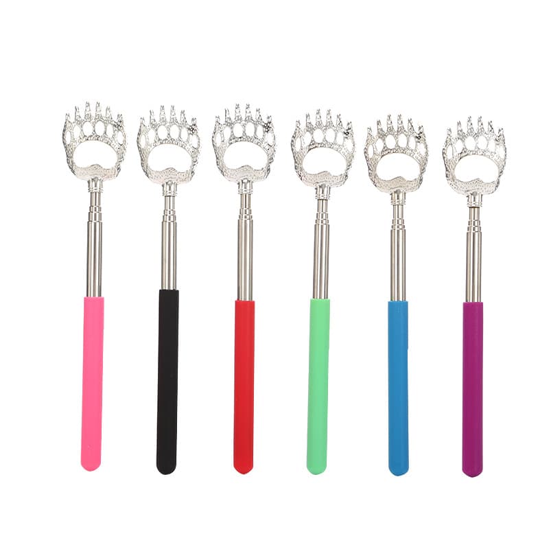 Source Factory Stainless Steel Telescopic Back Scratcher Itch Relief Tool